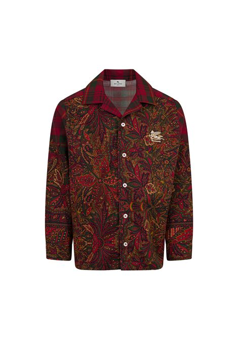 Camicia con con motivo Pegasus ETRO KIDS | GZ5H40 P0632418MC